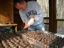 Chip has mastered the art of the decorative swirl!